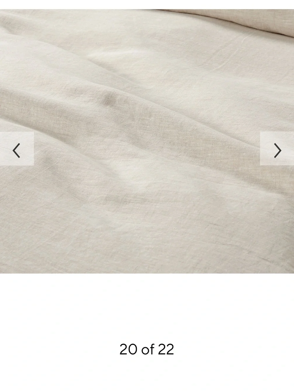 Pottery Barn Belgian Flax Linen Duvet Cover (king)